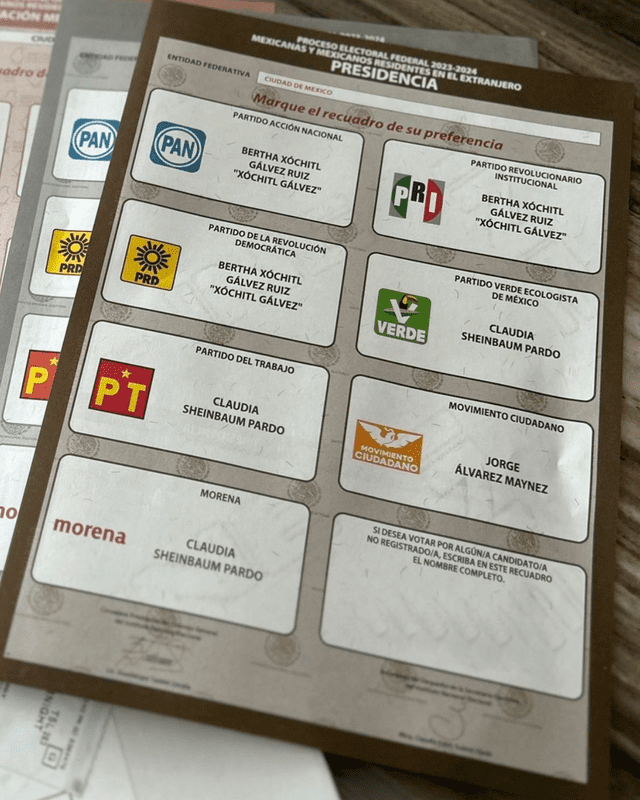 boletas electorales | Elecciones México 2024