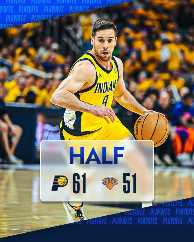 Score del 2Q. Foto: Pacers   