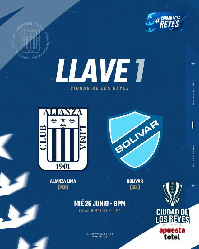  Alianza Lima jugará el 26 de junio. Foto: Alianza Lima   