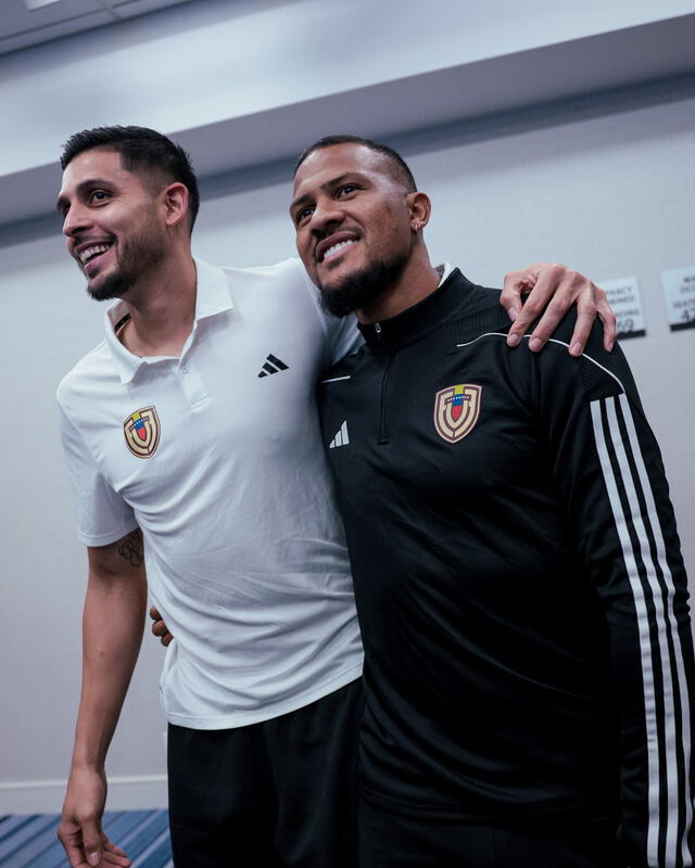 Salomón Rondón lidera el joven equipo de Venezuela. Foto: la Vinotinto   