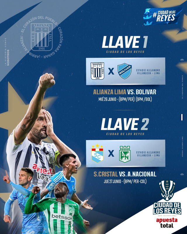  Llaves confirmadas. Foto: Alianza Lima   