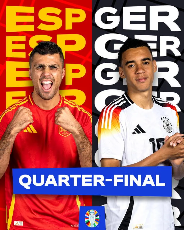 España y Alemania están invictos en esta edición del certamen. Foto: UEFA Euro 2024   