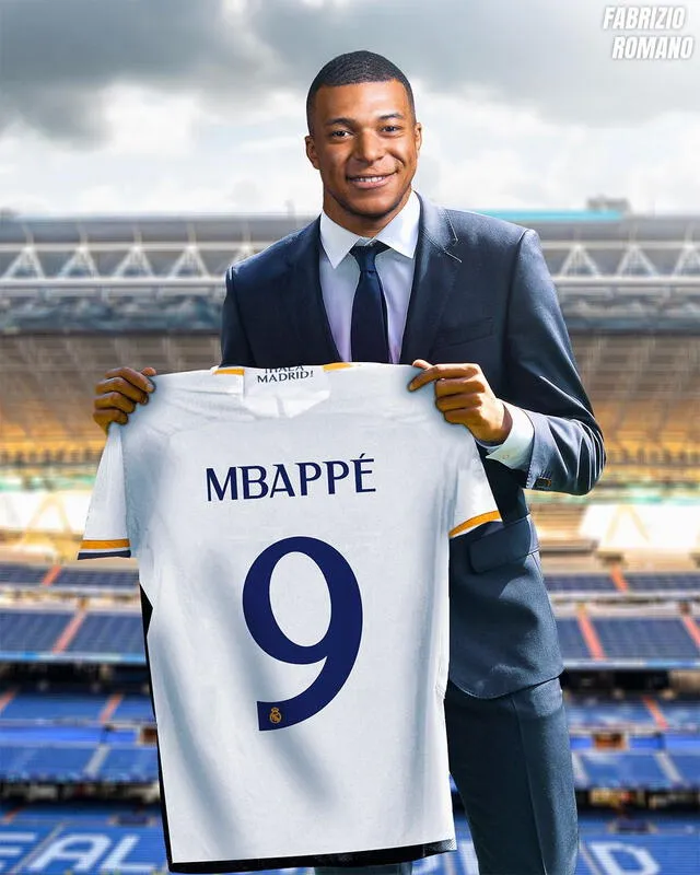  Número de Kylian Mbappé en el Real Madrid. Foto: Twitter/Fabrizio Romano   