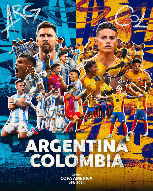 Banner de la final de la Copa América. Foto: Conmebol   