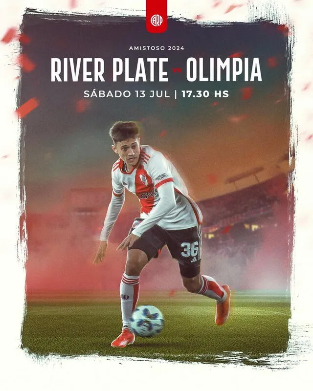  Este es el segundo amistoso de pretemporada para River Plate. Foto: River Plate/X   