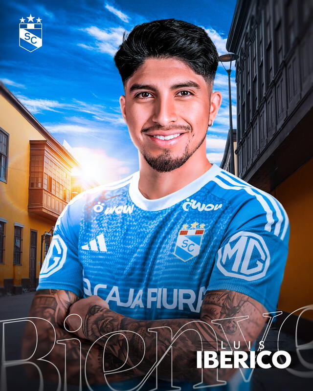 Publicación oficial de Luis Iberico. Foto: Club Sporting Cristal/X   