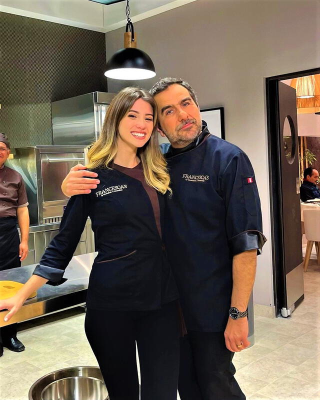  Karime Scander junto a Giovanni Ciccia. Foto: Instagram/Karime Scander   