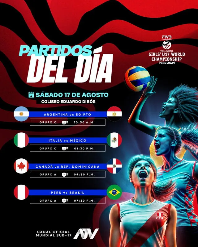  México vs. Italia es el segundo partido de la jornada del 17 de agosto. Foto: FPV   