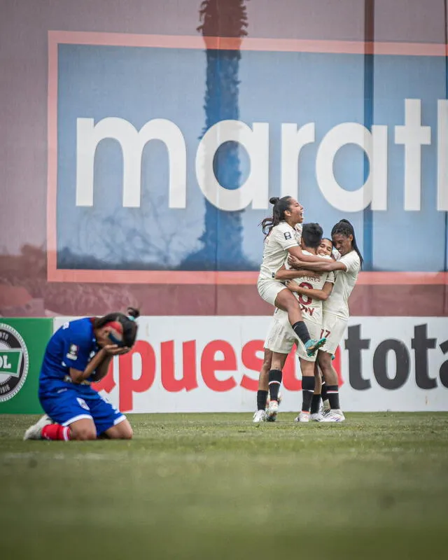  La imagen que dejó el partido entre Universitario de Deportes y Carlos A. Manucci. Foto: Liga Femenina 