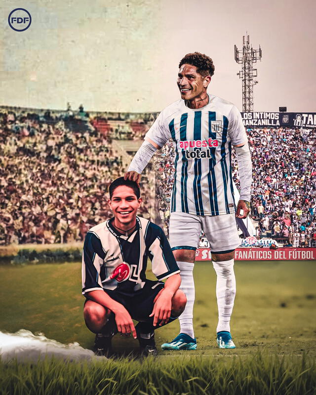  Paolo Guerrero se formó en las divisiones menores de Alianza Lima. Foto: Fanáticos de Fútbol/X   