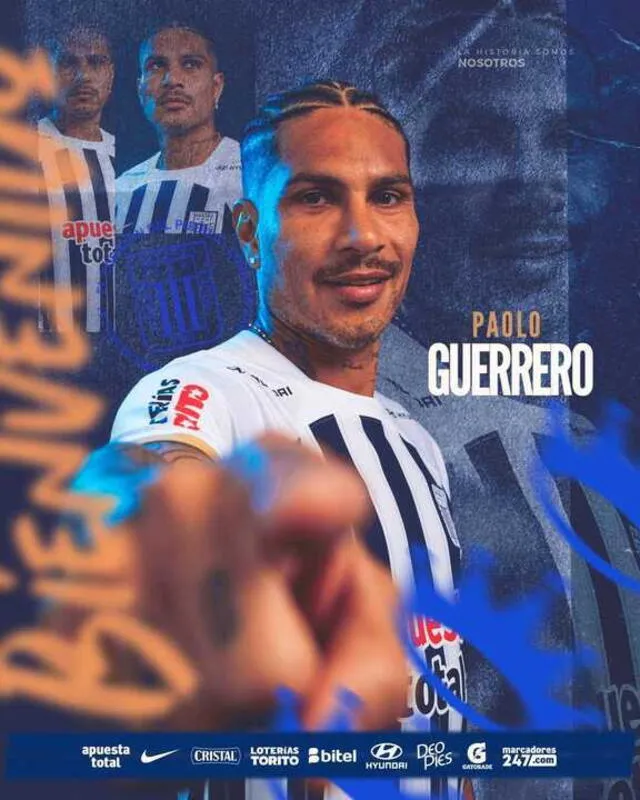 Paolo Guerrero tiene 40 años. Foto: Alianza Lima.   