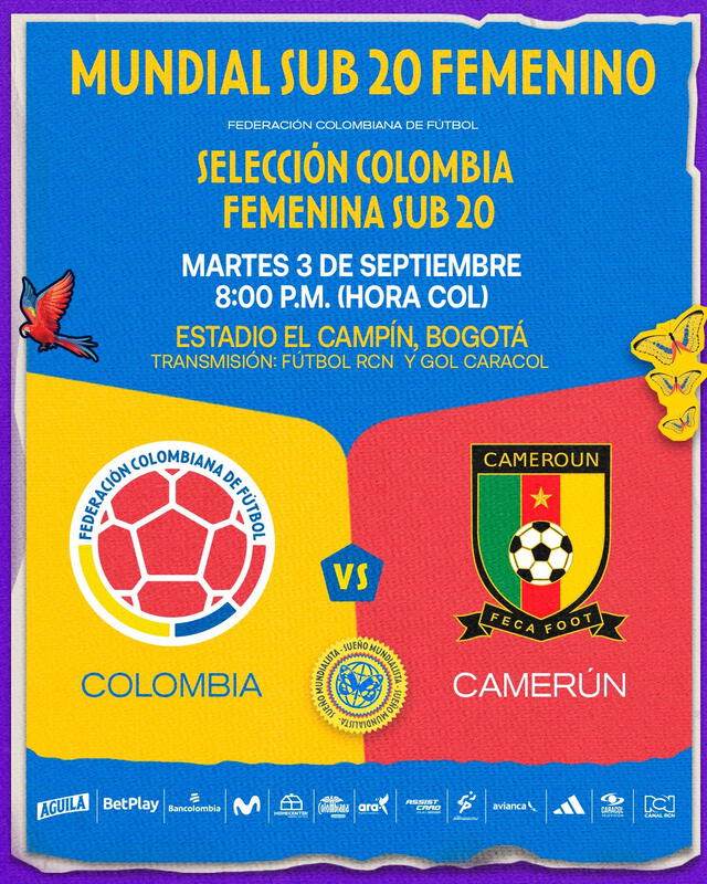  Colombia buscará su segundo triunfo en el Mundial Femenino sub-20. Foto: Selección Colombia   