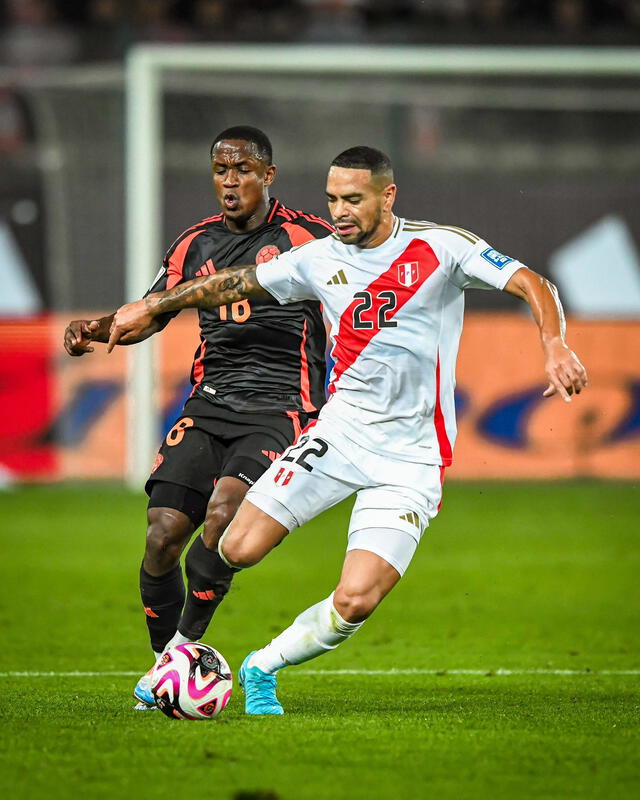  La selección peruana empató con Colombia 1-1 en la jornada 7 de las Eliminatorias 2026. Foto: La Bicolor/X   