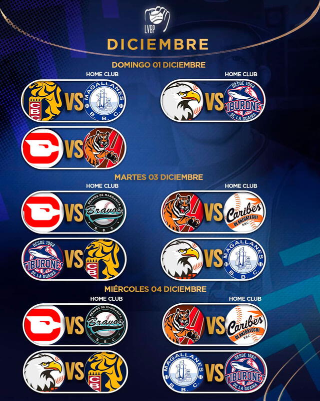 Calendario de la LVBP 2024-25. Foto: LVBP   