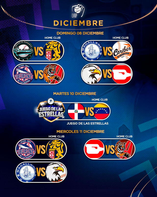 Calendario de la LVBP 2024-25. Foto: LVBP   