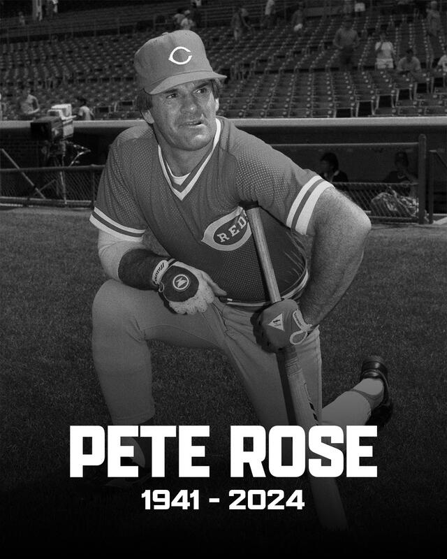  Pete Rose falleció en el año 2024 y nació en el 1941. Foto: Barstool Sports   