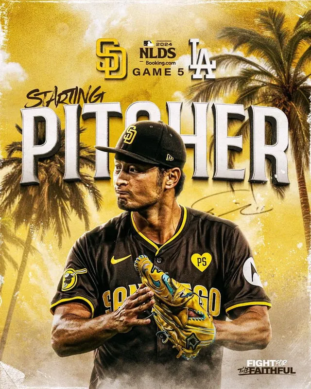 Yu Darvish defenderá la lomita de los Padres. Foto: Padres Yu Darvish defenderá la lomita de los Padres. Foto: Padres