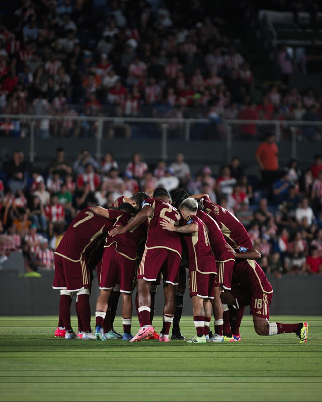 La Vinotinto se siente fuerte, según contó Batista. Foto: la Vinotinto 