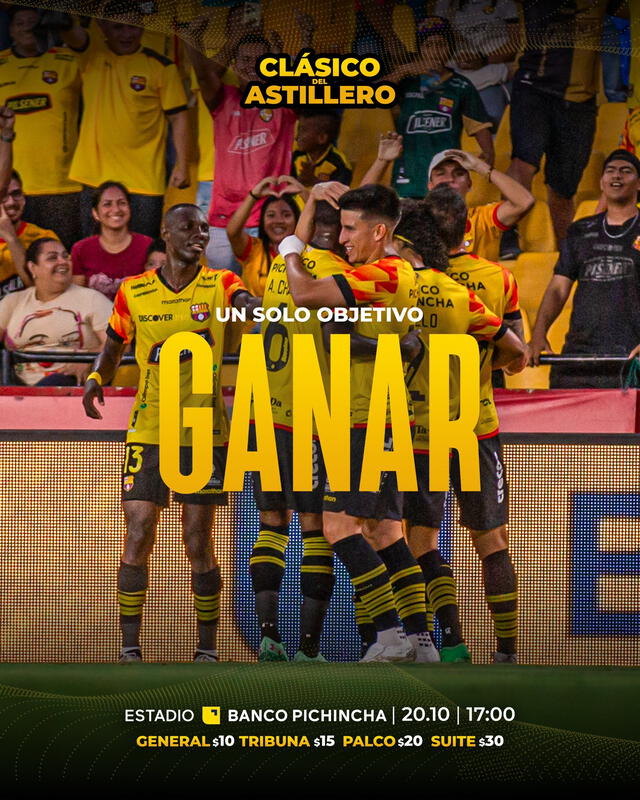 Las entradas para el clásico se podrán comprar de forma virtual y presencial. Foto: Barcelona SC   