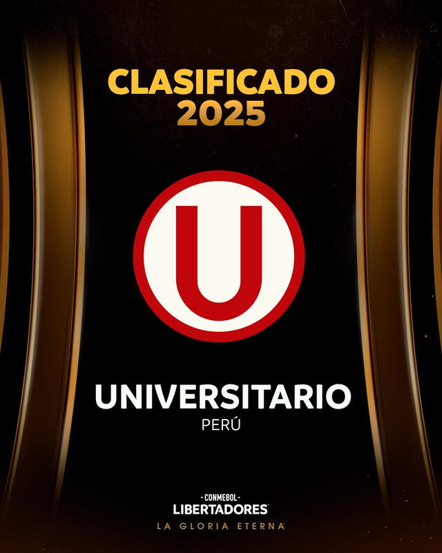 Universitario es el primer club peruano en la fase de grupos de la edición 2025 del torneo. Foto: Conmebol Libertadores   