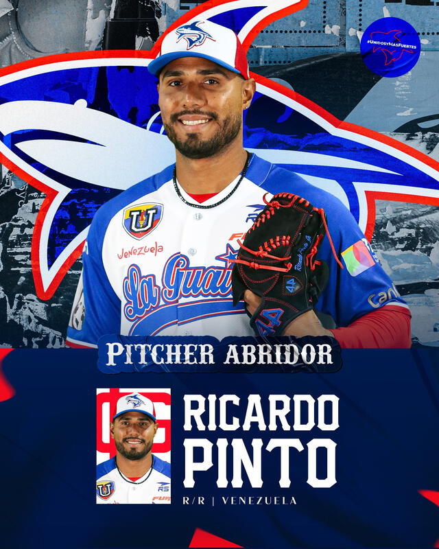 Ricardo Pinto ya fue confirmado como el abridor de La Guaira. Foto: Tiburones   