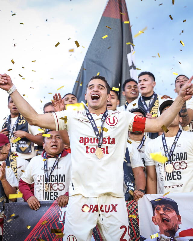  Aldo Corzo es el capitán del bicampeonato de Universitario en su centenario. Foto: Universitario/X   