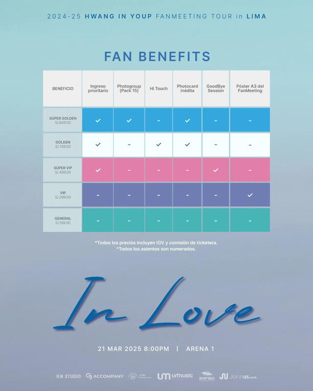 Beneficios del fan meeting de Hwang In Yeop. Foto: Difusión   