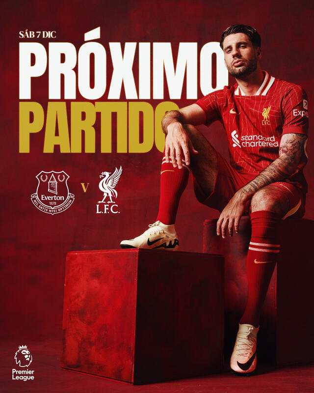  Banner oficial del clásico de Merseyside. Foto: Liverpool FC   