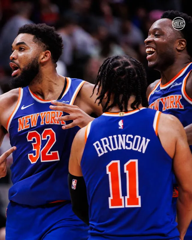 Knicks vs. Hawks en el Madison Square. Foto: Knicks/X   