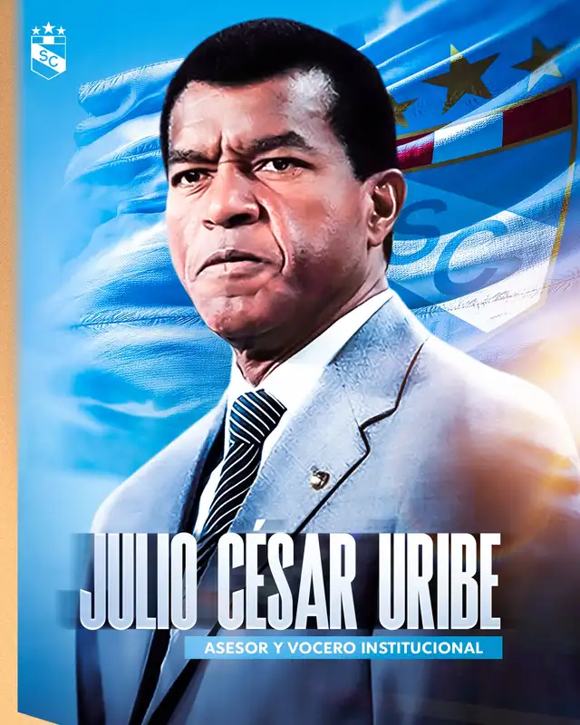  Julio César Uribe ahora es asesor y vocero institucional de Sporting Cristal. Foto: Sporting Cristal/X   