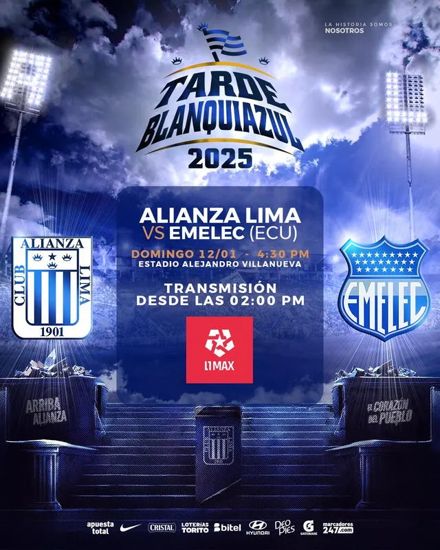 Tarde Blanquiazul por Zapping TV. Foto: Alianza Lima.   