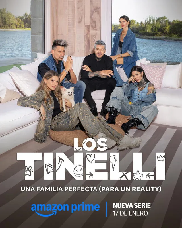  'Los Tinelli' se estrena este 17 de enero. Foto: Instagram   