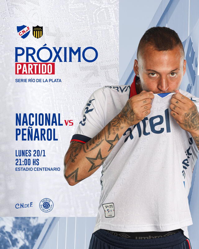 Banner del clásico uruguayo. Foto: Nacional   