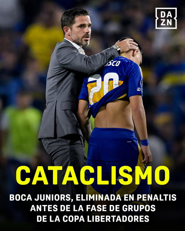  Dazn y su publicación tras la eliminación de Boca Juniors. Foto: DAZN   