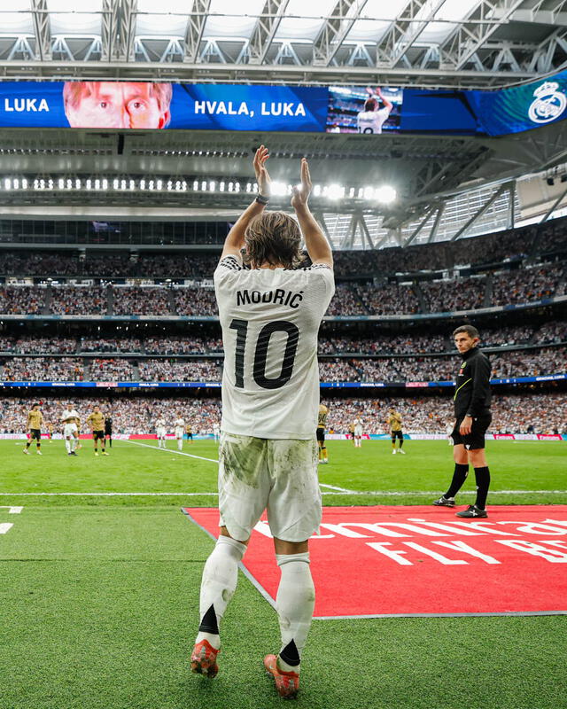 Luka Modric consiguió 6 Champions League con el Real Madrid. Real Madrid C.F. Luka Modric consiguió 6 Champions League con el Real Madrid. Real Madrid C.F.
