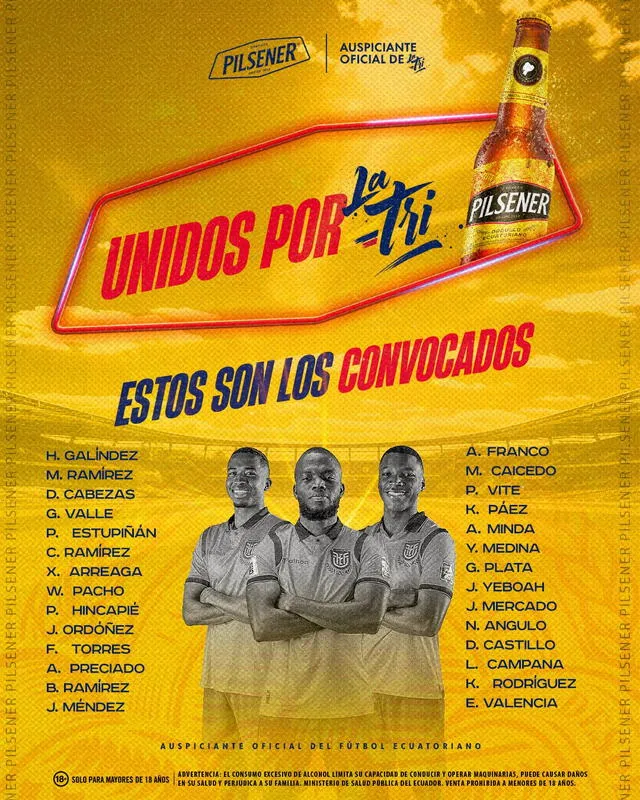 Beccaccece convocó a 28 jugadores para esta fecha doble de eliminatorias. Foto: La Tri   
