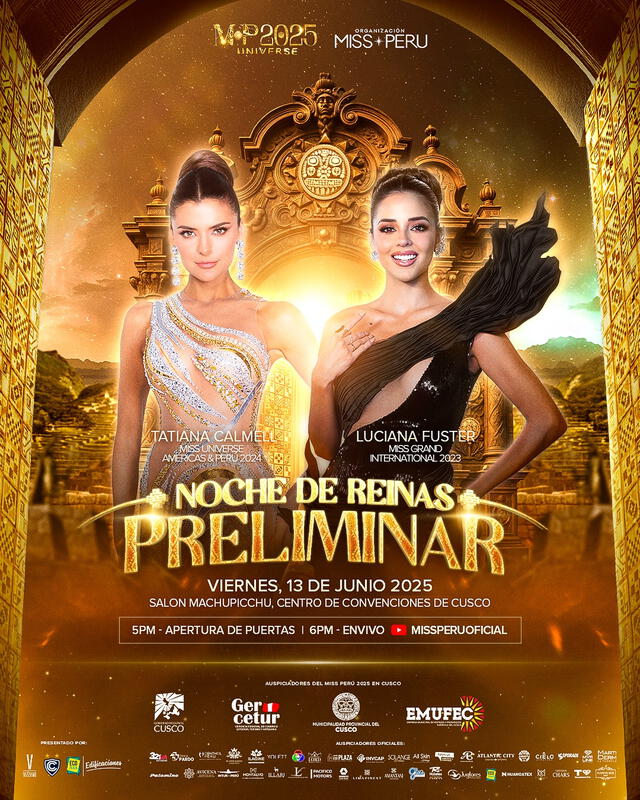 La preliminar del Miss Perú 2025 será este viernes 13 de junio. Foto: Instagram La preliminar del Miss Perú 2025 será este viernes 13 de junio. Foto: Instagram