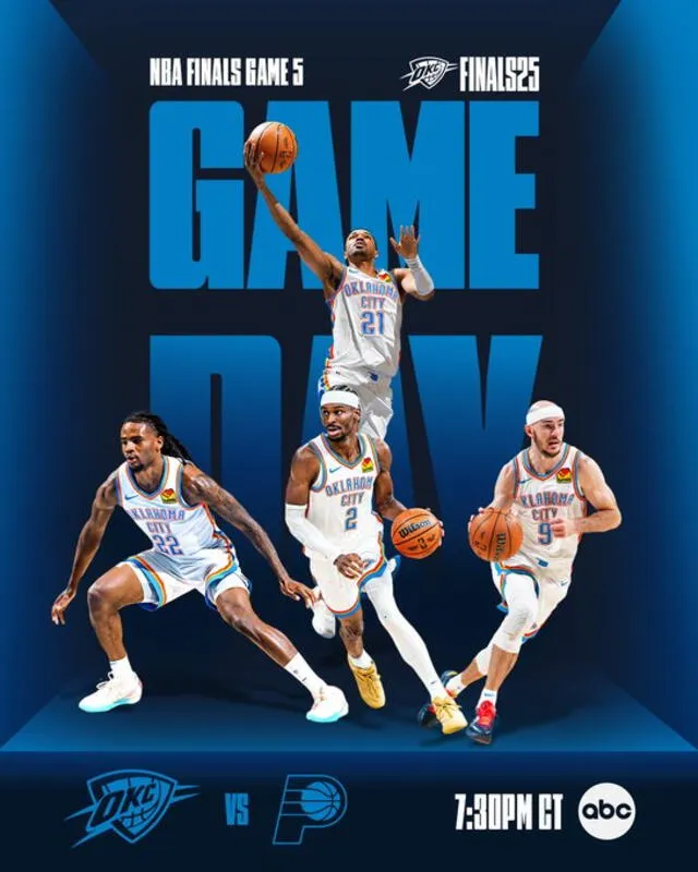 Detalles del juego entre Thunder vs Pacers por las Finales de la NBA 2025. Foto: okcthunder/X<br><br> Detalles del juego entre Thunder vs Pacers por las Finales de la NBA 2025. Foto: okcthunder/X<br><br>