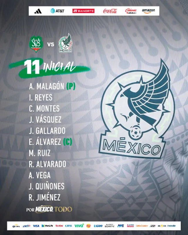 Alineación de México Alineación de México