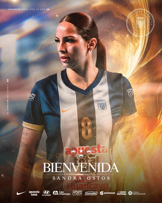 Publicación oficial de Alianza Lima sobre la contratación de Sandra Ostos. Foto: Alianza Lima Vóley Publicación oficial de Alianza Lima sobre la contratación de Sandra Ostos. Foto: Alianza Lima Vóley