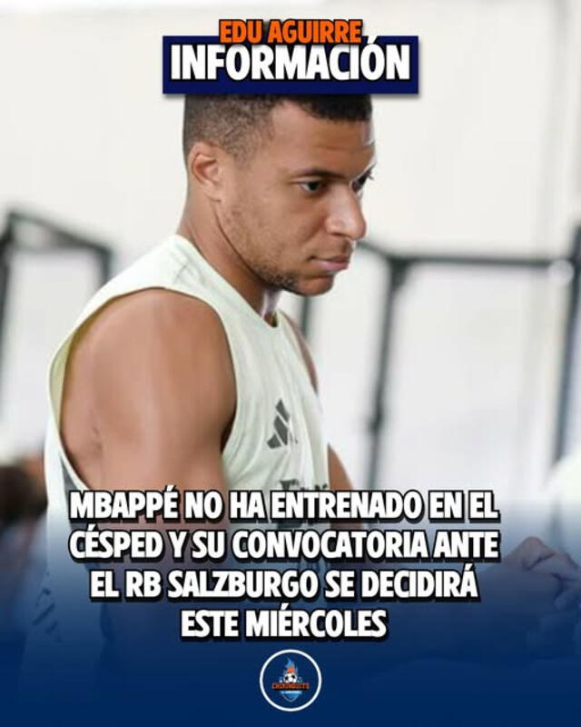 Mbappé será duda para este encuentro según diversos medios. Foto: El Chiringuito Mbappé será duda para este encuentro según diversos medios. Foto: El Chiringuito