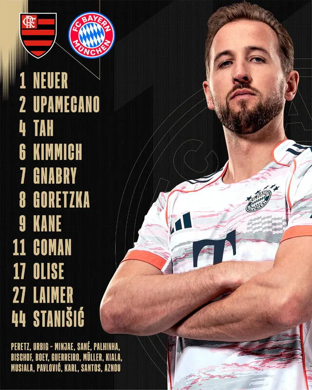 Alineación del Bayern Munich   