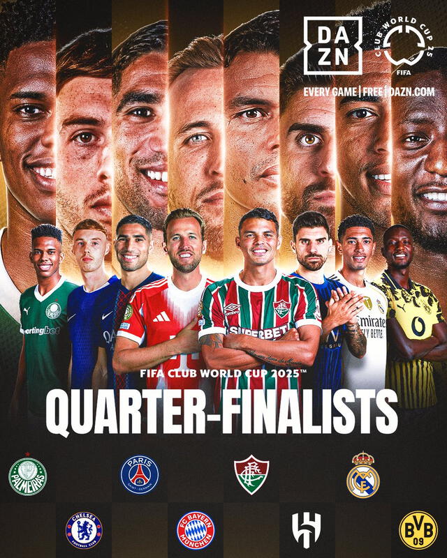 Cruces cuartos de final del Mundial de Clubes. Foto: DAZN Cruces cuartos de final del Mundial de Clubes. Foto: DAZN