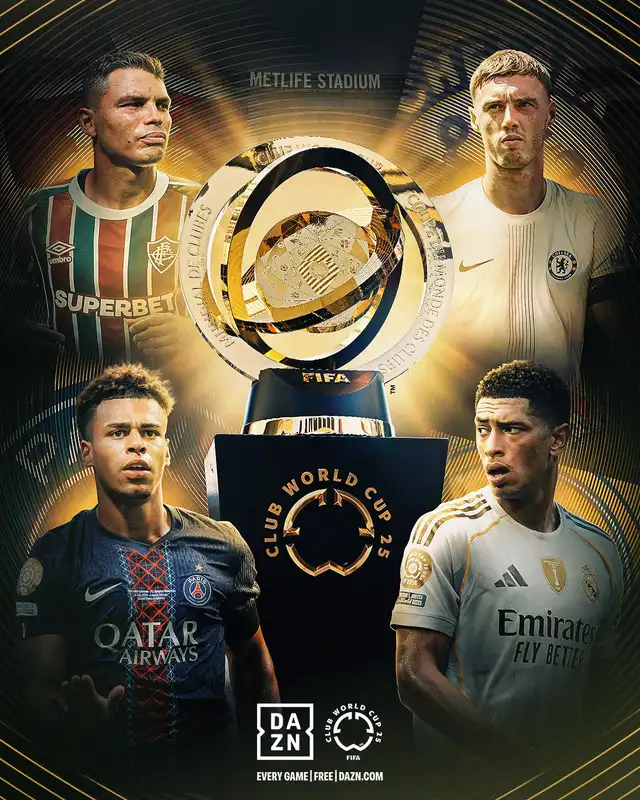 Los semifinalistas del Mundial de Clubes 2025. Fuente: FIFA Club World Cup Los semifinalistas del Mundial de Clubes 2025. Fuente: FIFA Club World Cup