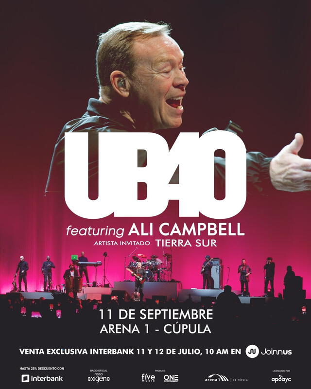 UB40 celebra más de 45 años de trayectoria y 70 millones de discos vendidos. Foto: difusión   