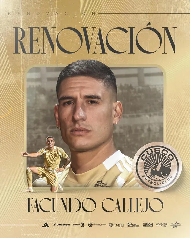 Facundo Callejo es una de las figuras del club cusqueño. Foto: Cusco FC   