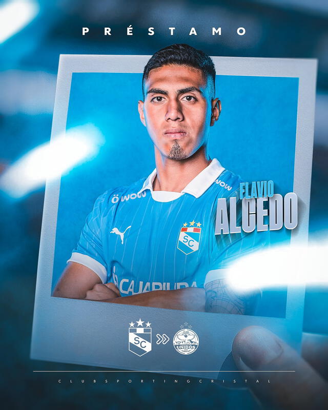 Flavio Alcedo tiene contrato hasta fines del 2027. Foto: Sporting Cristal Flavio Alcedo tiene contrato hasta fines del 2027. Foto: Sporting Cristal
