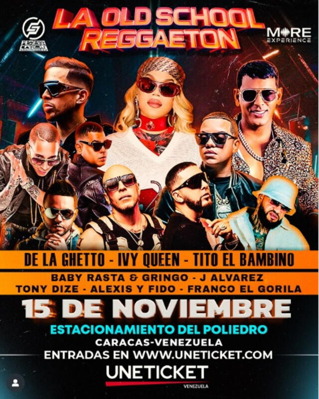 Cartel de La Oldschool Reggaeton