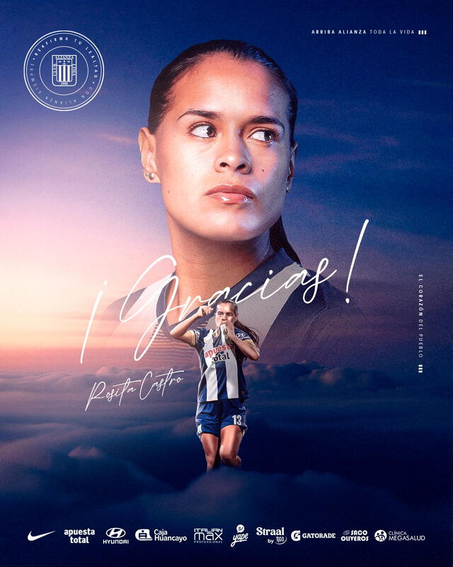 'Rosita' Castro suele alternar como titular en el club íntimo. Foto: Alianza Lima Femenino 'Rosita' Castro suele alternar como titular en el club íntimo. Foto: Alianza Lima Femenino