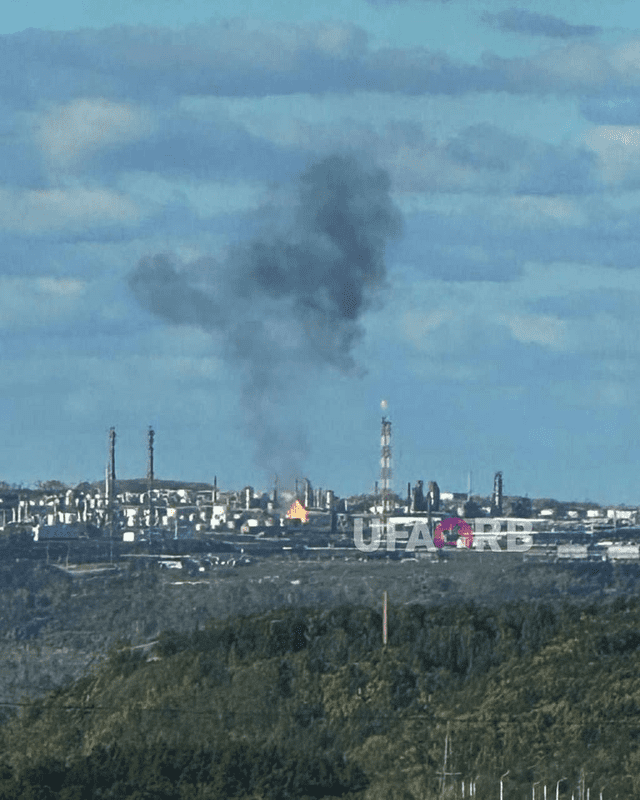  Refinería Bashneft en Rusia. Fuente: X   